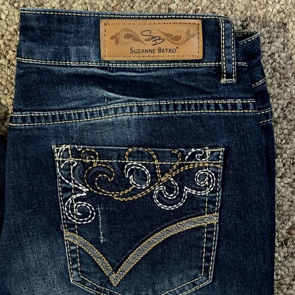 Suzanne Betro denim skinny jeans size 10 - Picture 2 of 7